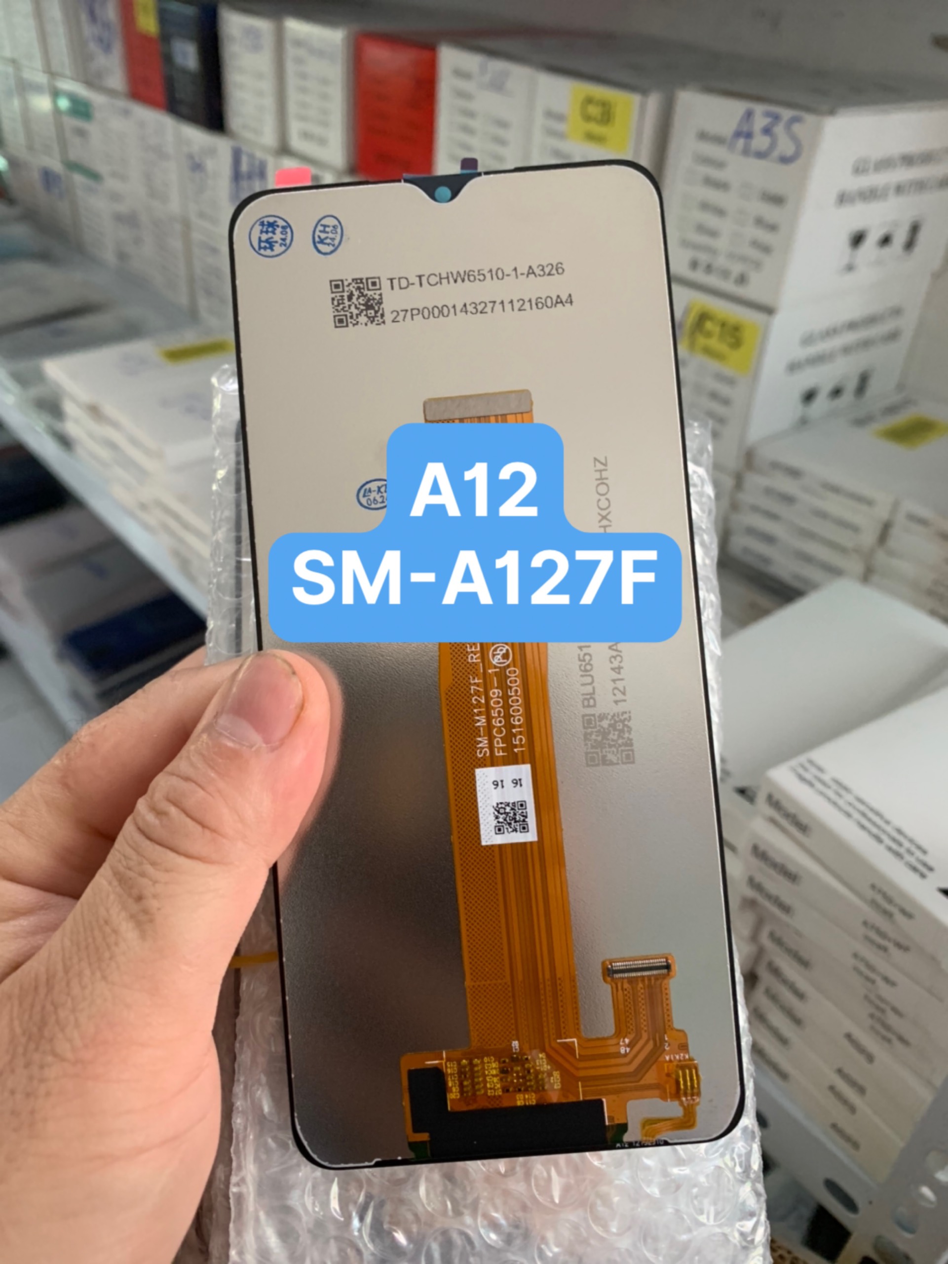 Màn hình full bộ samsung zin hãng a12 / a02 / m12 / a32 5g / m02 / sm-a125f / sm-a127f