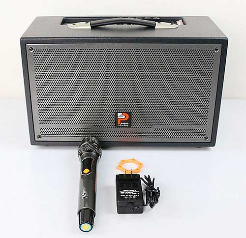 Loa kéo xách tay Prosing W-Silver E – Loa karaoke thùng gỗ cao cấp - Hàng chính hãng
