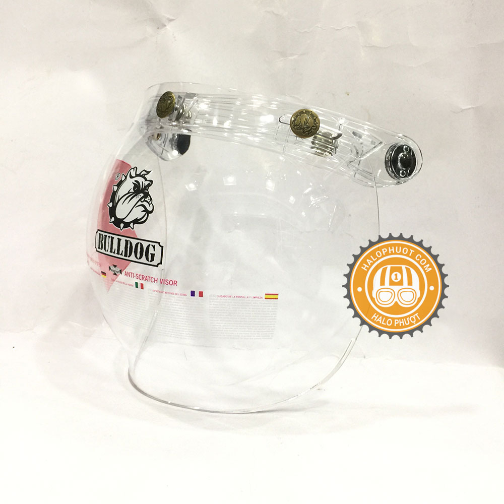 Kính Bubble Bulldog Chính Hãng (gắn nón 3/4)