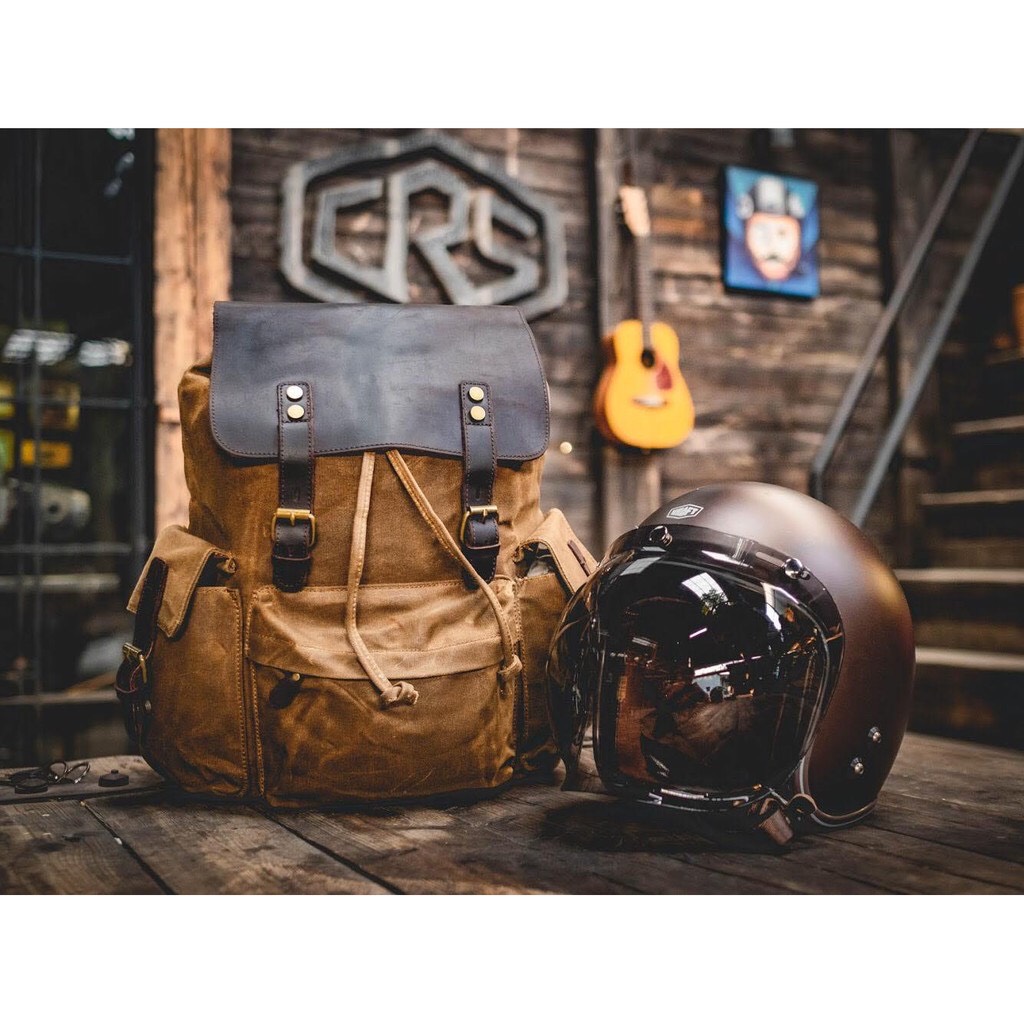 Balo canvas HUTALEATHER  thời trang cao cấp VNA20