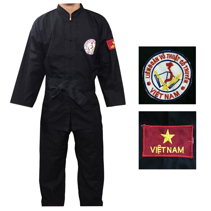 Võ phục võ cổ truyền cúc tàu dành cho người lớn và trẻ em