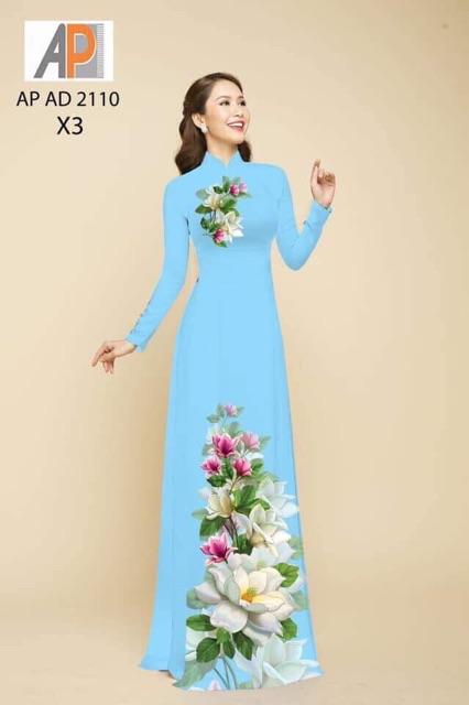 [HCM]Vải áo dài hoa sen