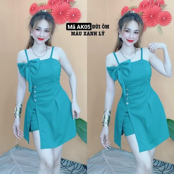 SÉT ĐẦM HAI DÂY SIÊU DỄ THƯƠNG KÈM QUẦN.AK05