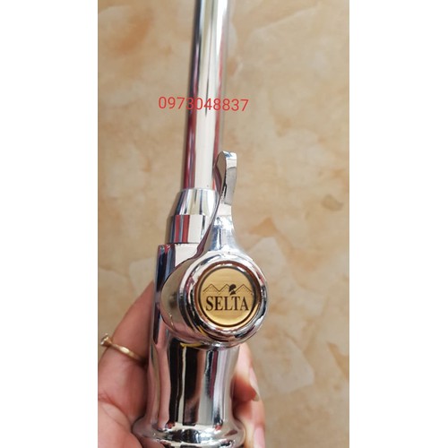 Vòi rửa chén bát đơn SELTA cần mềm