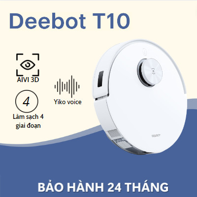 Robot hút bụi Ecovacs Deebot T10