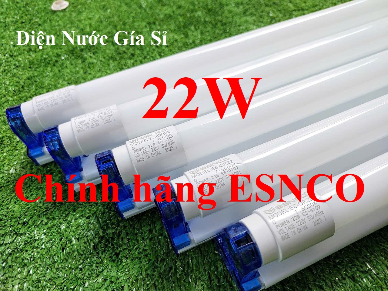 Bóng đèn led tuýp 1m2 (1.2 met) 22W Mỹ Linh - ESNCO chính hãng, sáng trắng 6500K (đặt hàng từ 3 bóng).