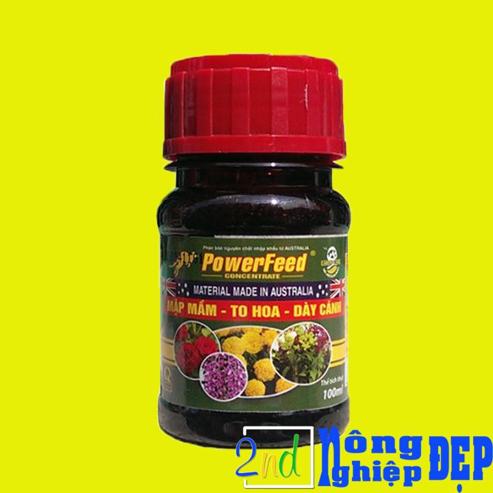 Powerfeed 100ml - phân cá không mùi - Mập Thân, Lá
