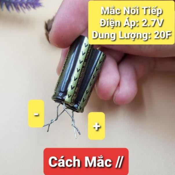 [Xả Kho] Siêu Tụ 2.7V 10F 11Mah 10F 2.7V