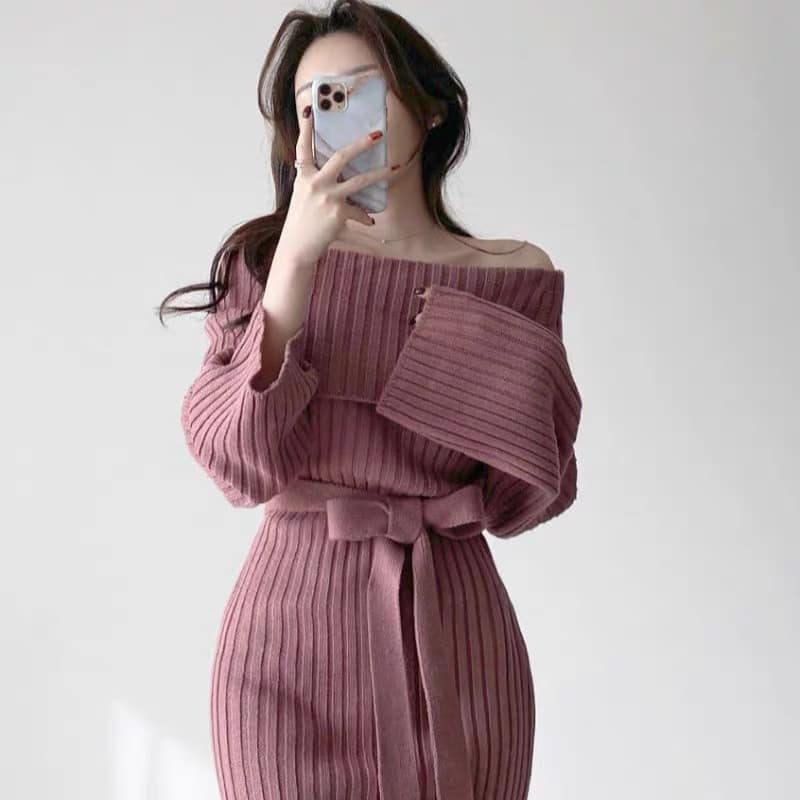 VÁY LEN TRỄ VAI BODY