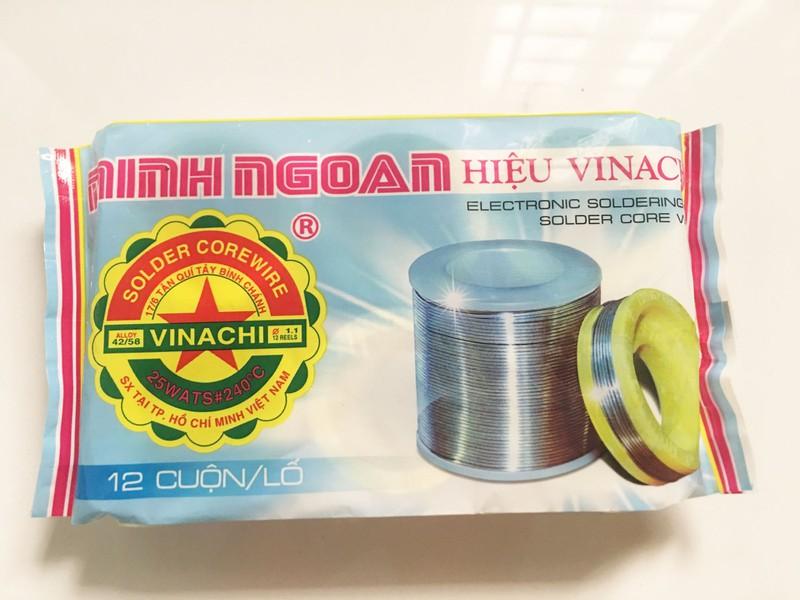 Lố chì hàn 12 cuộn nhỏ Hiệu VinaChi [xuất xứ Việt Nam]