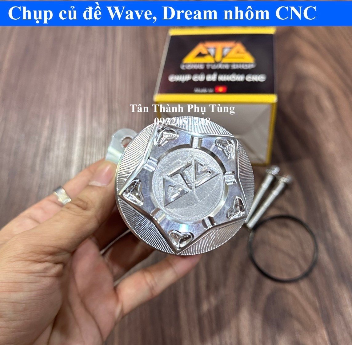Chụp củ đề Wave , Dream CTS Nhôm CNC đồchơixe