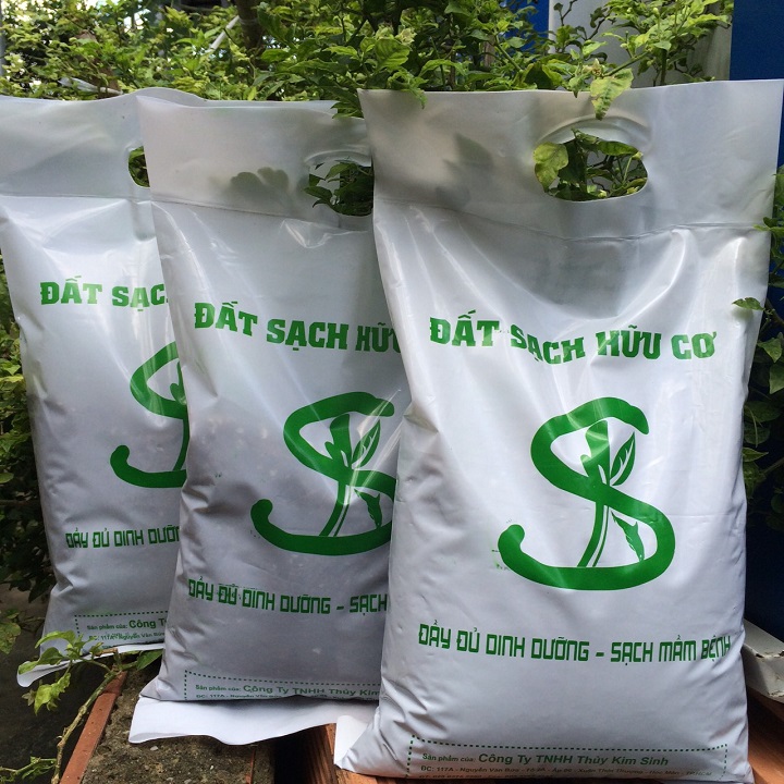 [HCM][ TÚI 2KG ] ĐẤT SẠCH HỮU CƠ: Sạch Mầm Bệnh Giàu Vi Sinh Cho Cây Và Đất