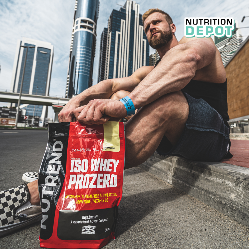 Whey Isolate cao cấp bổ sung đạm protein - Nutrend Whey Protein Isolate Iso Prozero (Túi 500g) - Nutrition Depot Vietnam
