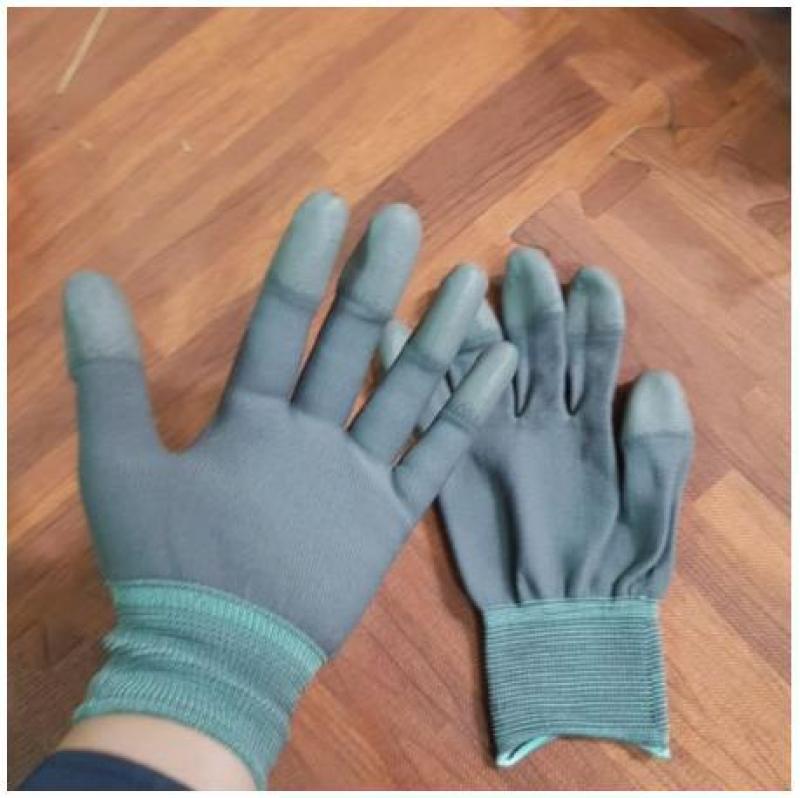 Bảng giá (Chuyên sỉ lẻ) 30 đôi găng tay bảo hộ lao động phủ ngón tay bảo vệ đôi tay thích hợp cho thợ hàn, xây dựng, làm vươn, phòng sạch, linh kiện điện tử, vvaanj hành máy móc