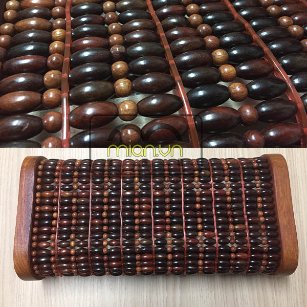 Gối Hạt Gỗ Trắc Cao Cấp ( hình thật )