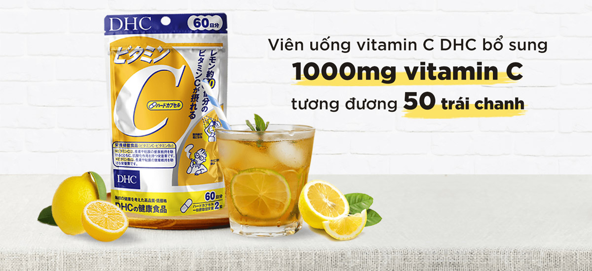 Viên Uống Bổ Sung Vitamin C DHC Vitamin C (60 viên)