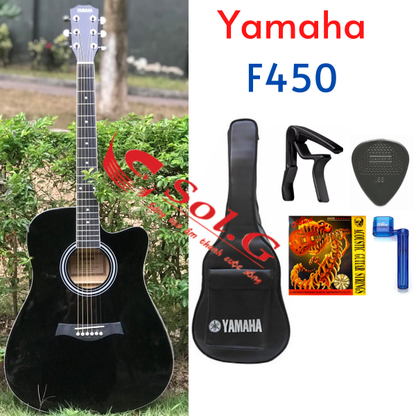 Đàn Guitar Acoustic Yamaha F450 + Bộ Phụ Kiện