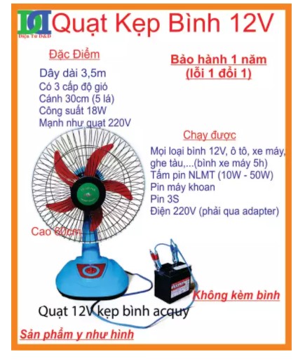 QUẠT 12VDC