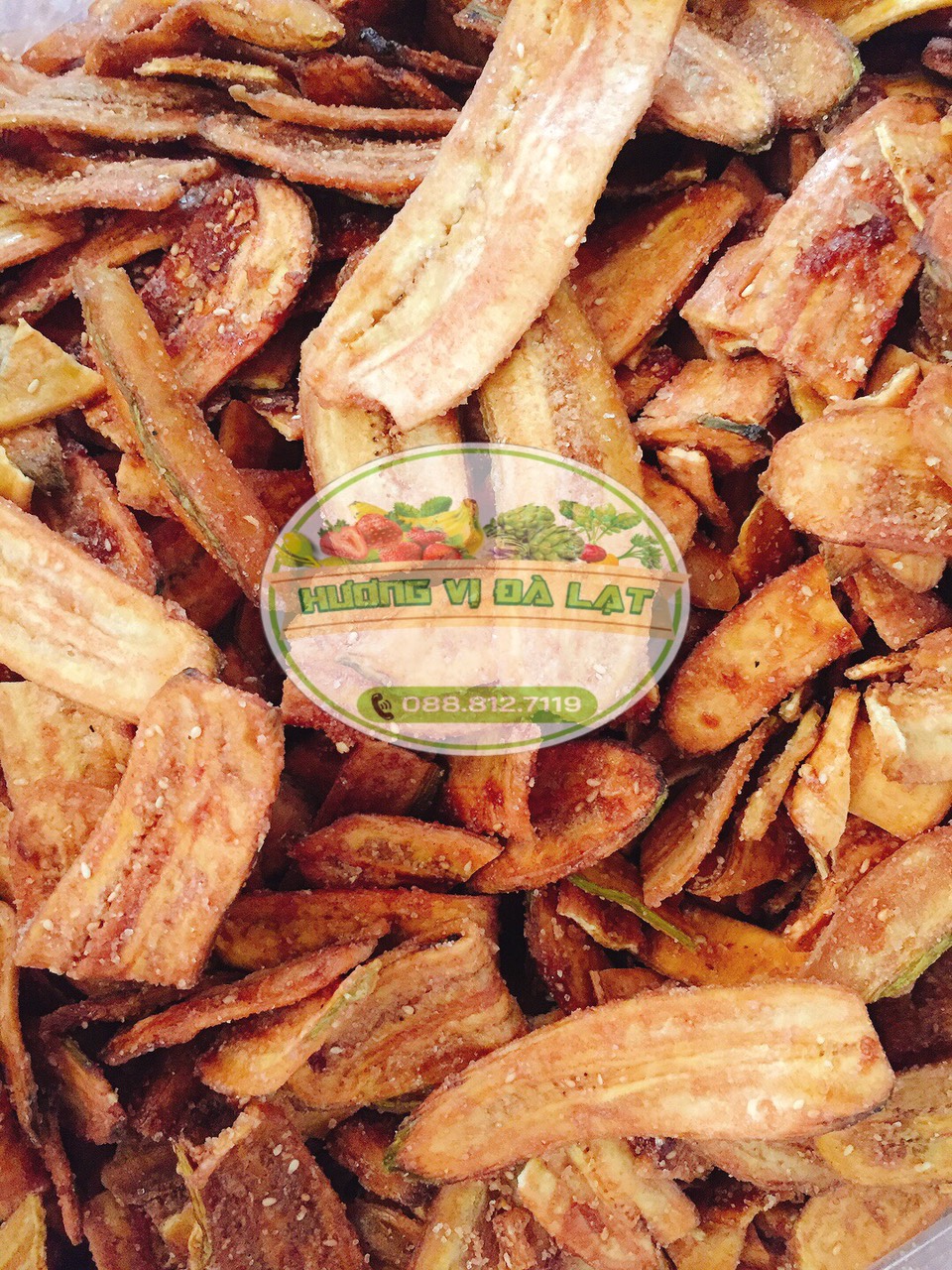 250G Chuối sấy mè gừng - Đặc sản Đà Lạt