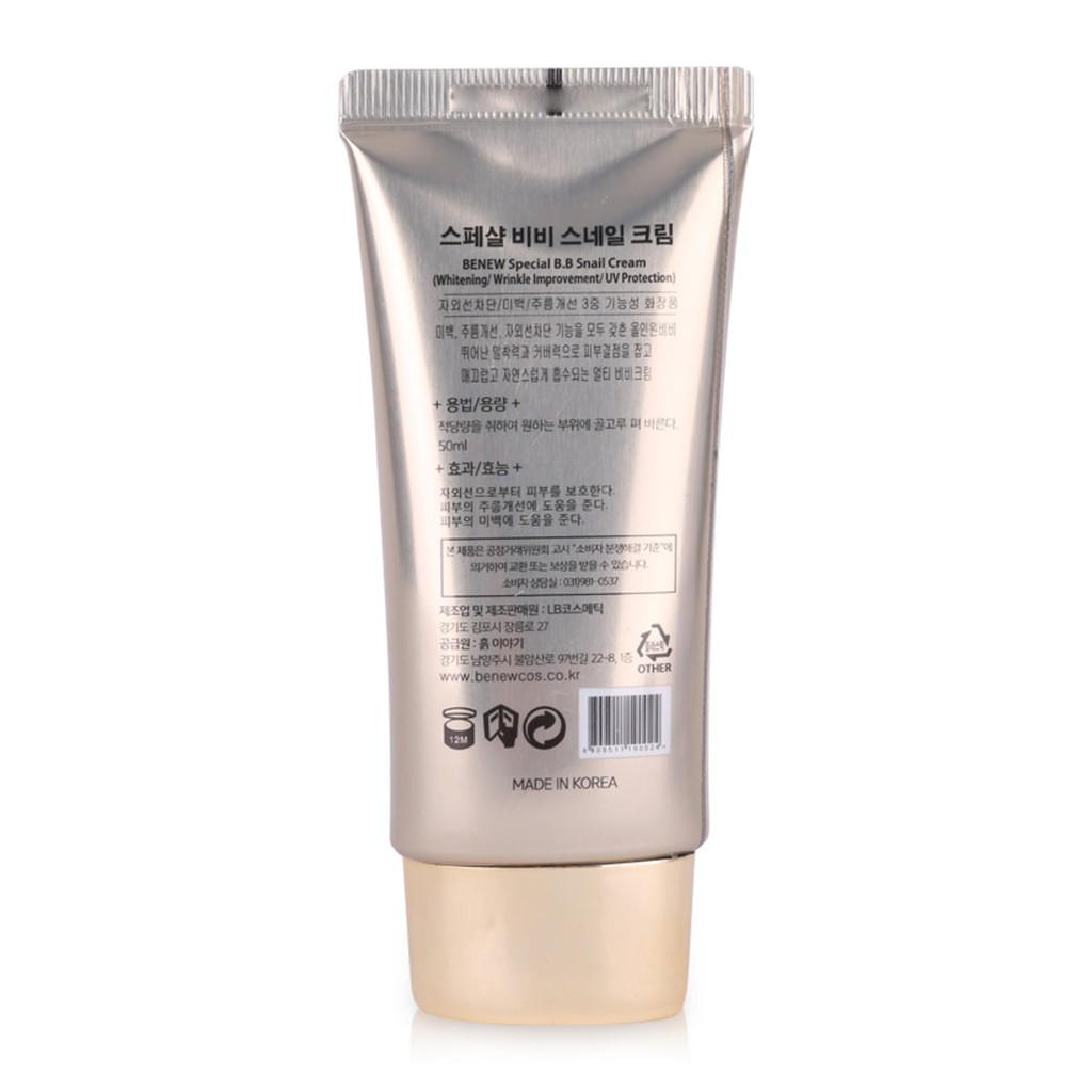 Kem BB Benew Special Snail Cream Hàn Quốc 50ml