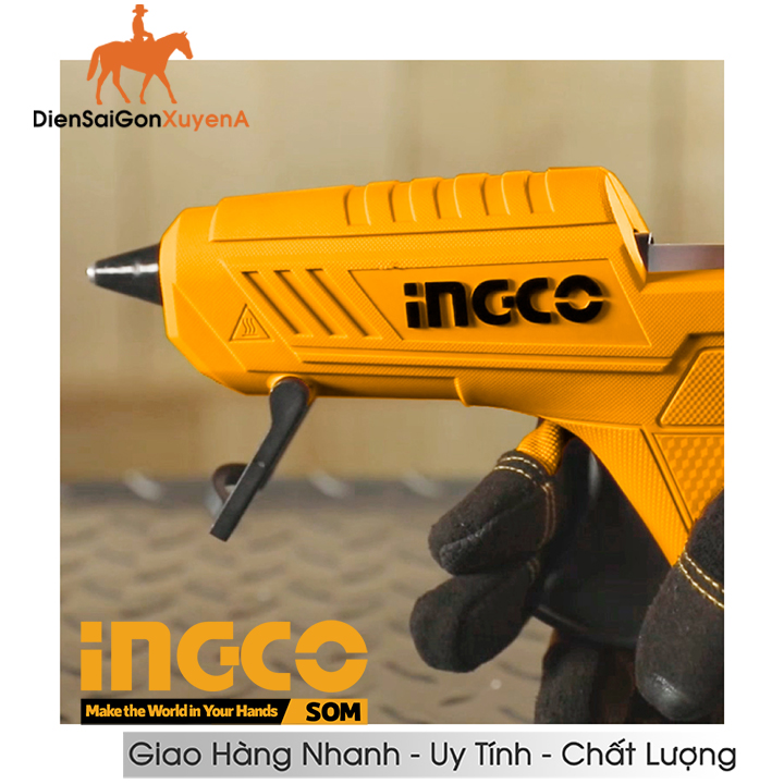 Dụng cụ bơm keo điện 100w INGCO GG148