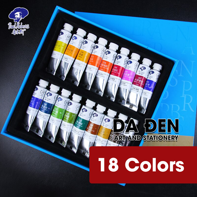 Màu nước paul rubens 18/24/36 màu tuýp 5ml student grade