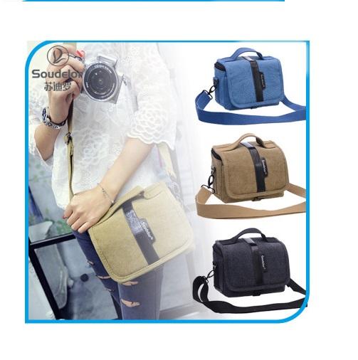 [HCM]Túi máy ảnh Soudelor vải bố.(size nhỏ)