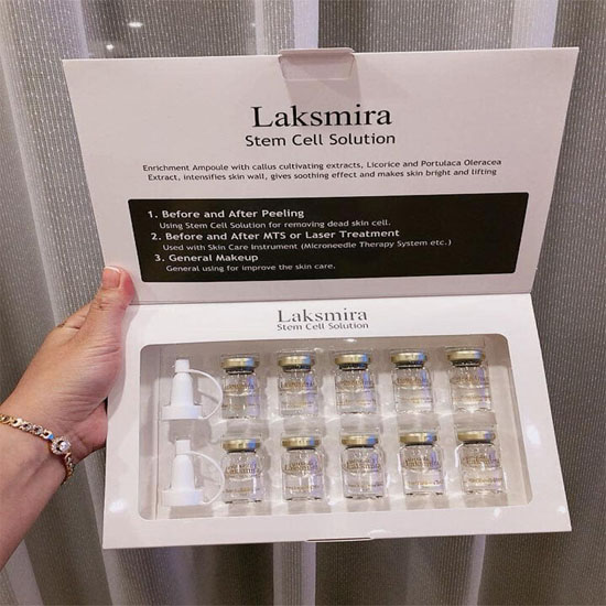 [HCM][MẪU MỚI] Tế bào gốc Laksmira Stem Cell Solution 10 lọ x 5ml Hàn Quốc