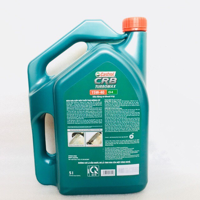 NHỚT CASTROL CRB TURBOMAX 15W40 5 lít