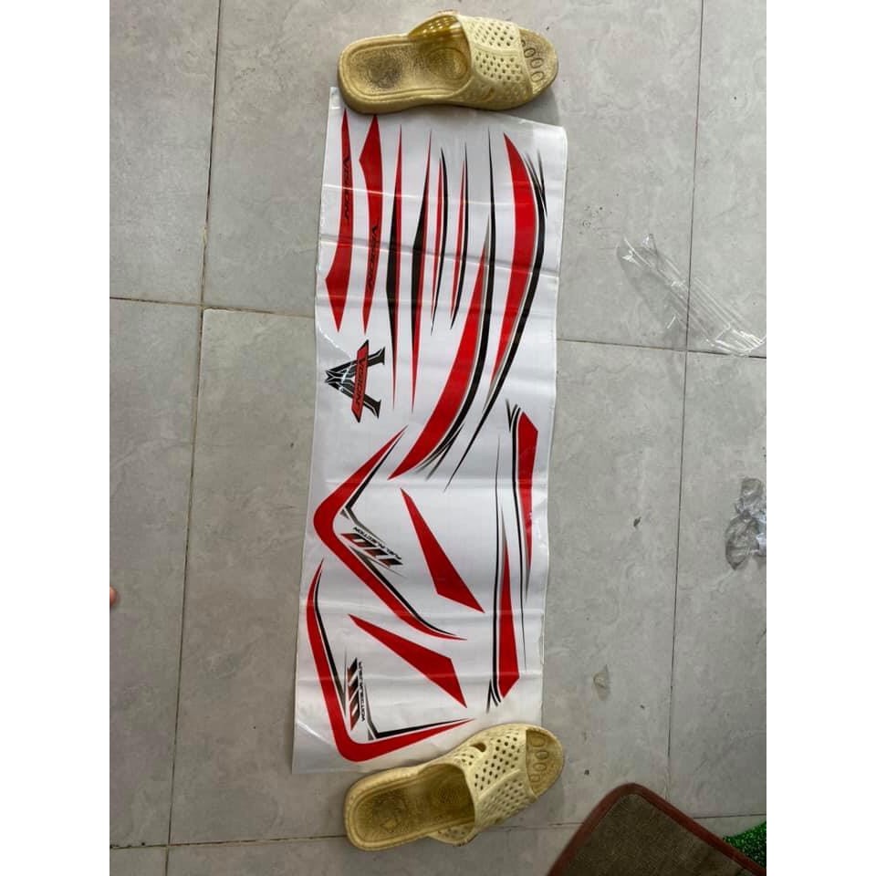 Tem rời Vision trắng đỏ chỉ (x)|mẫu mã đa dạng|chi tiết sắc nét|nhận làm Tem rời theo yêu cầu, cam kết hàng đúng với hình mô tả