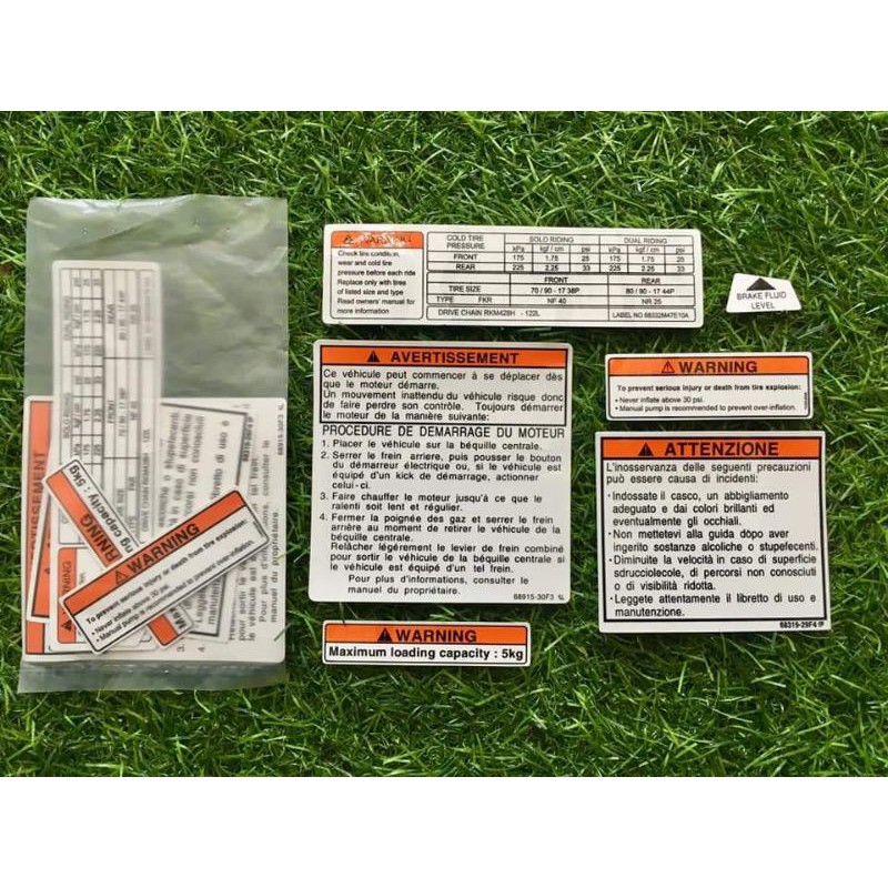 Tem thông số - tem sườn sport 2000 - xipo/satria2t/rgv