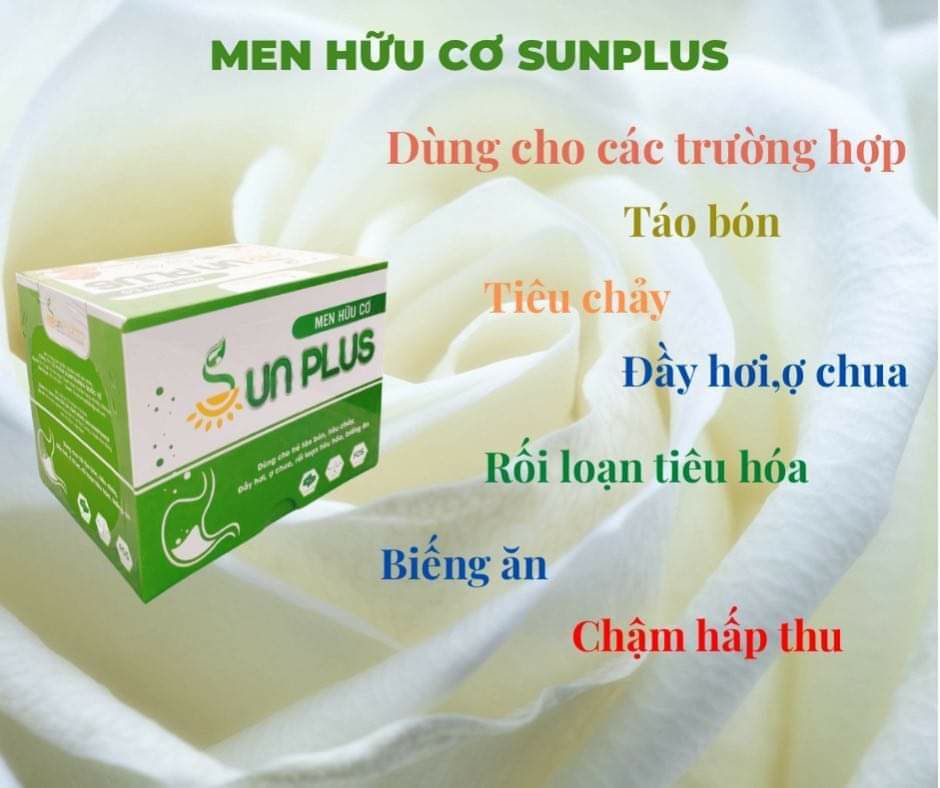 men hữu cơ sunplus