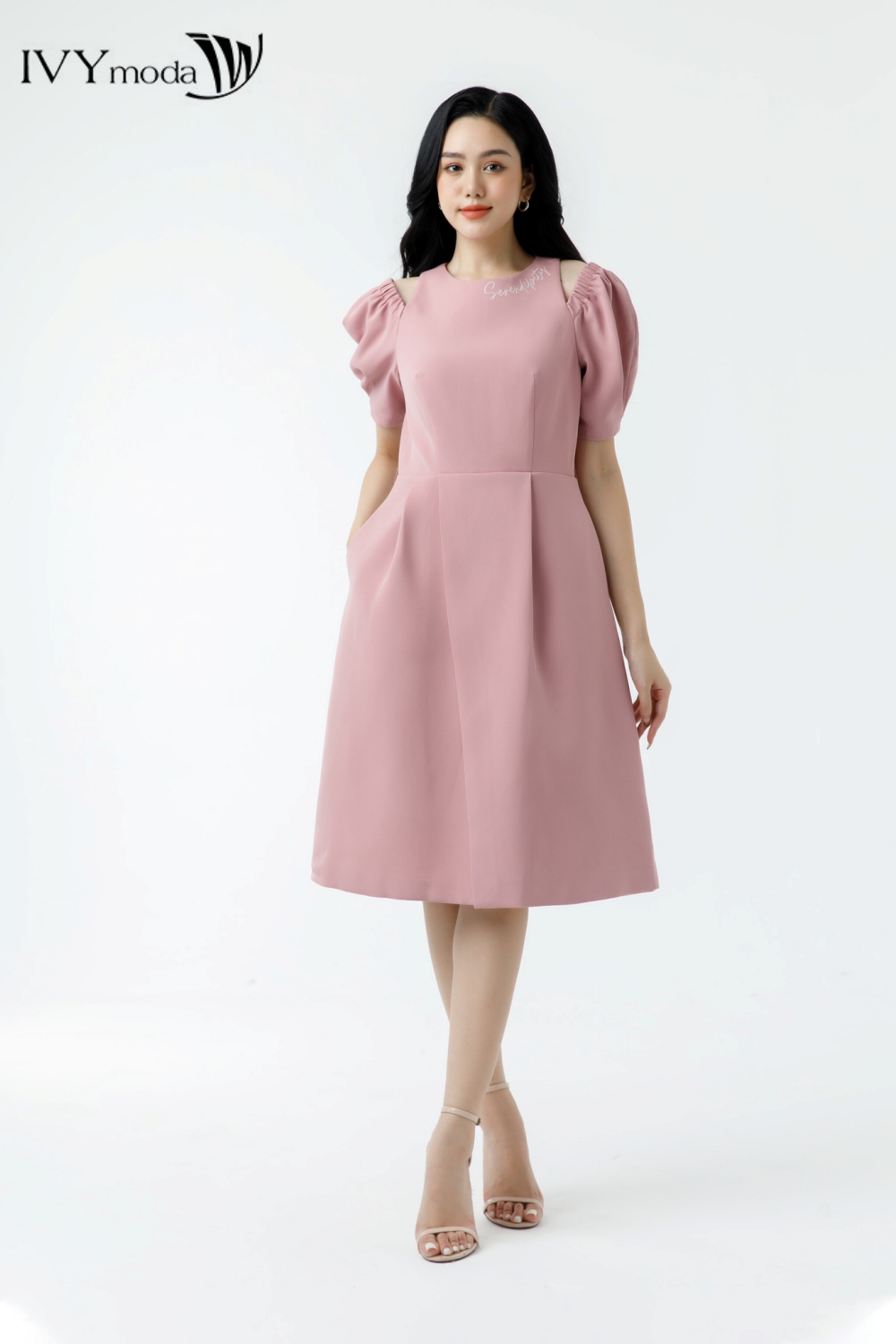 Đầm xếp Serendipity IVY moda MS 48B9296