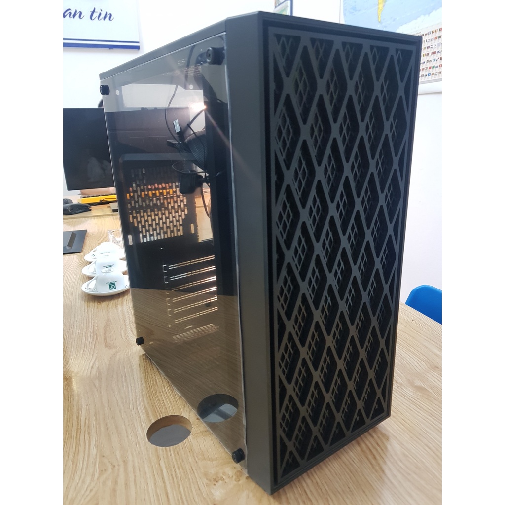 Vỏ Case Gaming Start- G43 kèm 3 fan đẹp (398 x 195 x 326 mm)