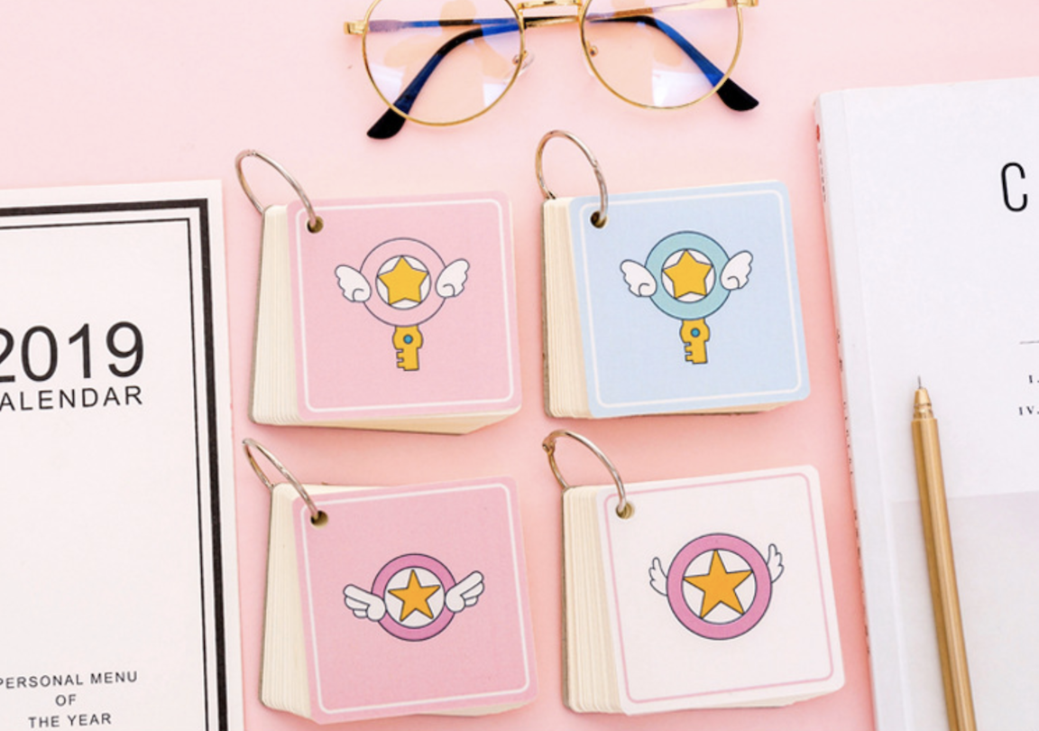 FlashCard - Giấy note - kèm móc tiện dụng