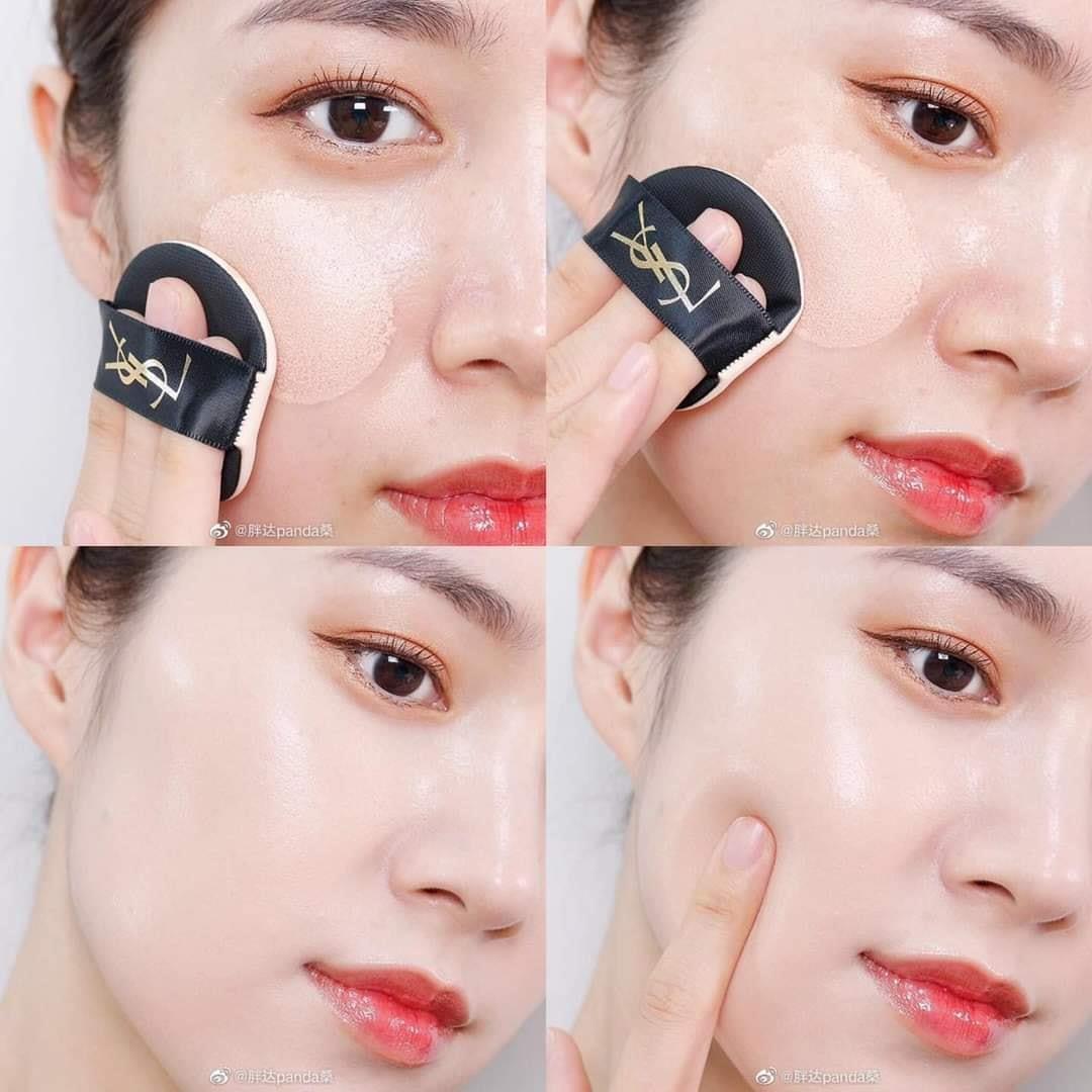 (Auth đủ bill) Phấn nước Ysl Fusion Ink Cushion Foundation Limited / Matte
