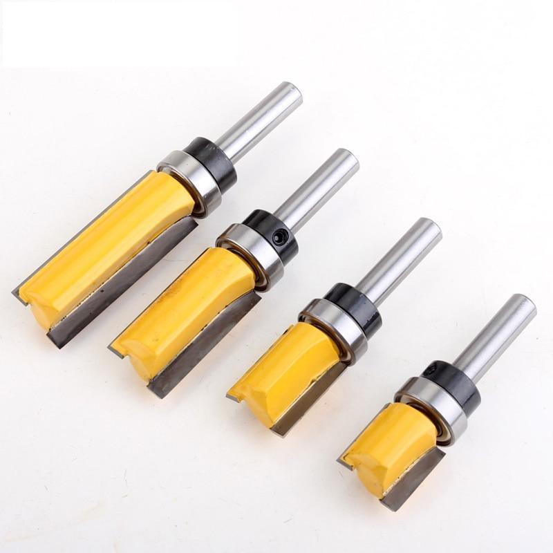 Bộ 4 mũi phay gỗ, đánh cạnh, cốt 8mm