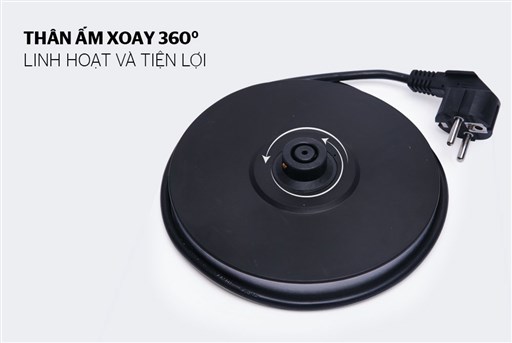 Ấm siêu tốc thủy tinh 1.7L Sunhouse SHD1217