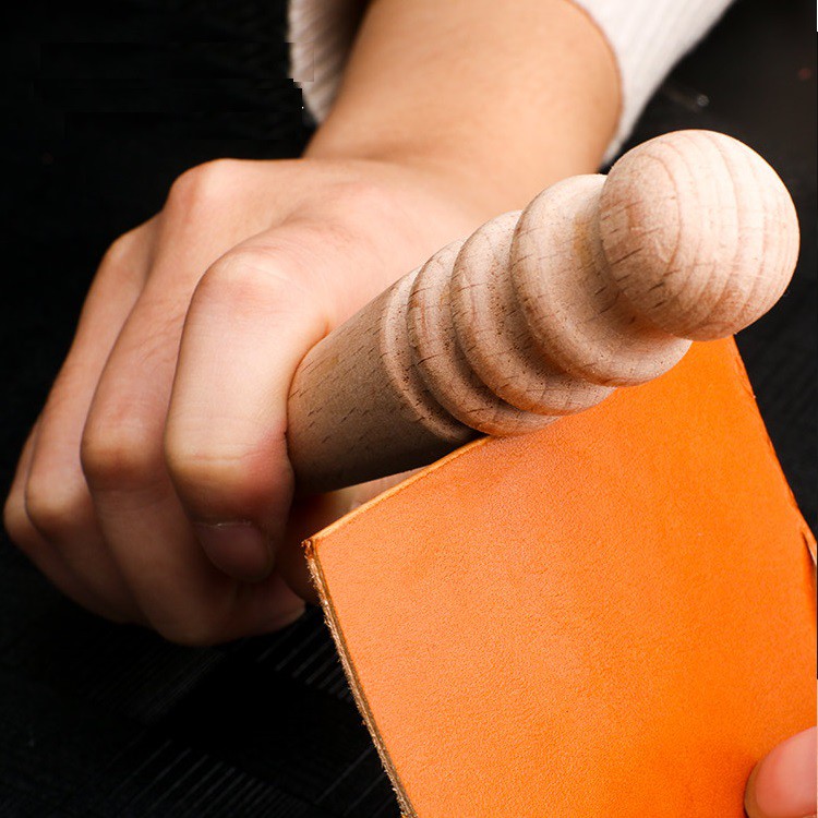 gỗ đánh cạnh da thủ công - dụng cụ làm đồ da handmade