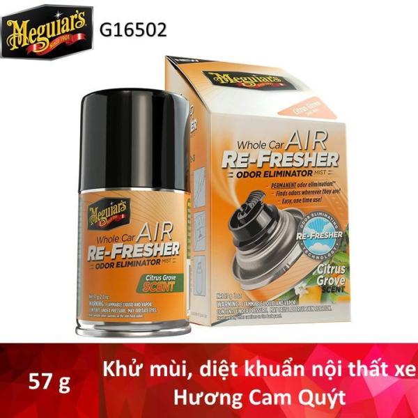 Meguiars Khử mùi, diệt khuẩn nội thất xe hơi Hương cam quýt - Air Refresher Citrus Grove - G16502, 57 g