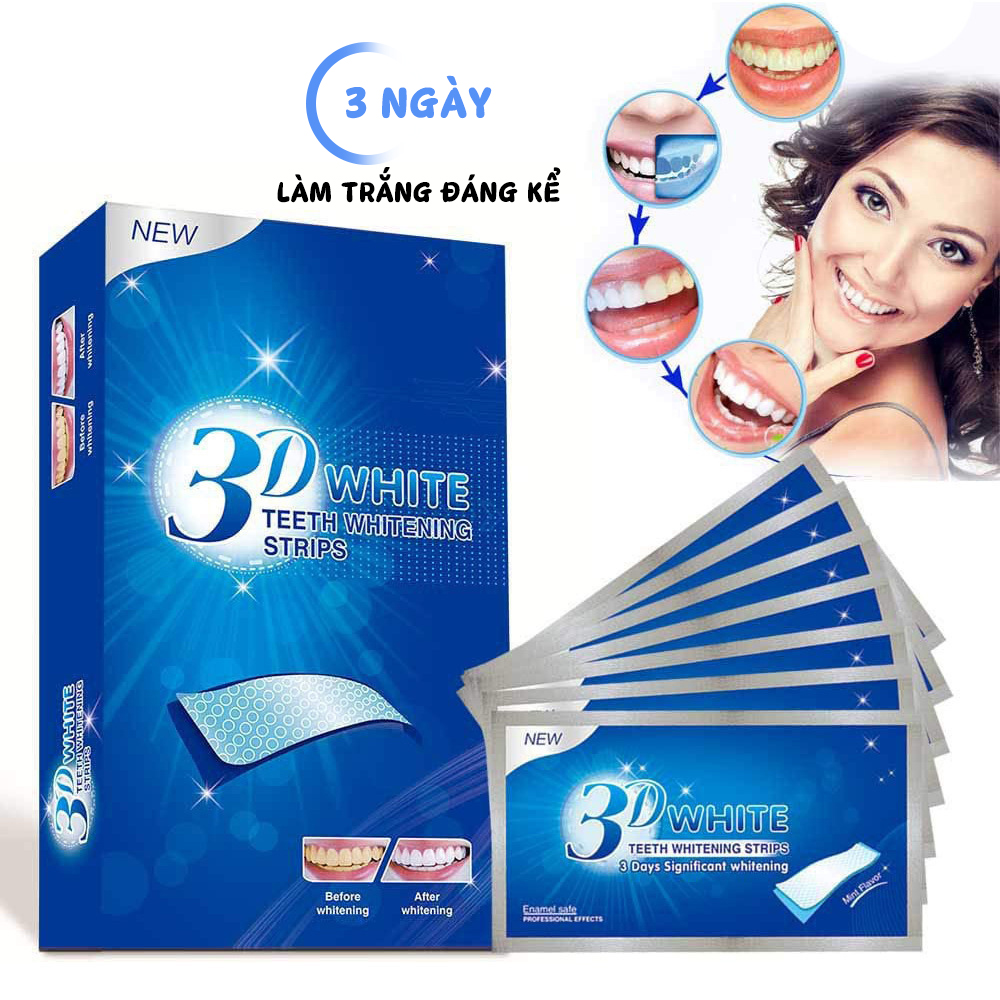 Practical high quality 3D teeth whitening patch