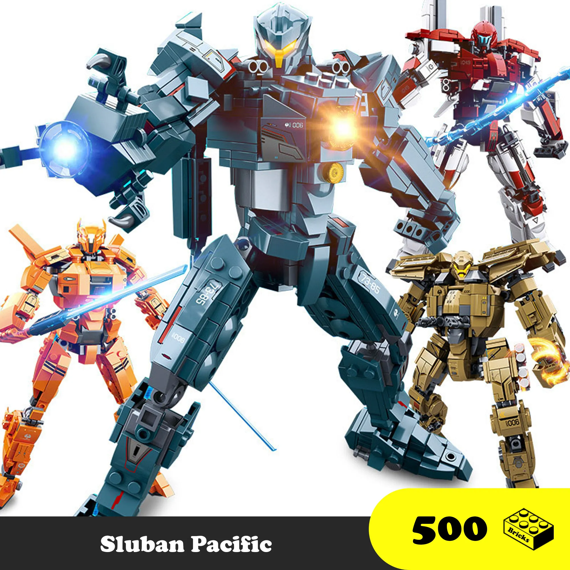 Đồ chơi Lego  Robot Mech Pacific Rim huyền thoại bảo vệ Trái Đất - Sluban Toys Jaeger Robot