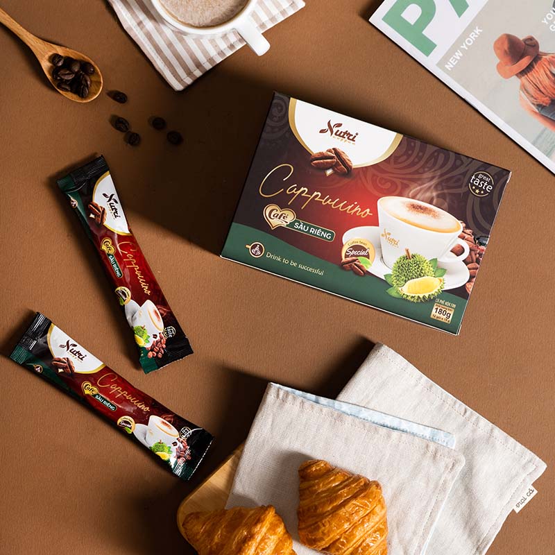 Cà Phê Capuchino Sầu Riêng
