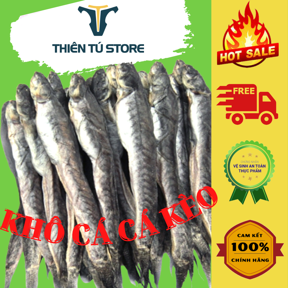 Khô cá kèo đặc sản chính gốc Cà Mau vị ngon tự nhiên. không chất bảo quản, không tẩm ướp gia vị. Đảm bảo an toàn thực phẩm Thiên Tú Store