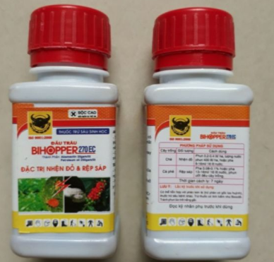 Trừ sâu nhện đỏ rệp sáp BIHOPPER 270EC Đầu Trâu trừ nhện đỏ, rệp sáp 50ml- dạng sinh học an toàn