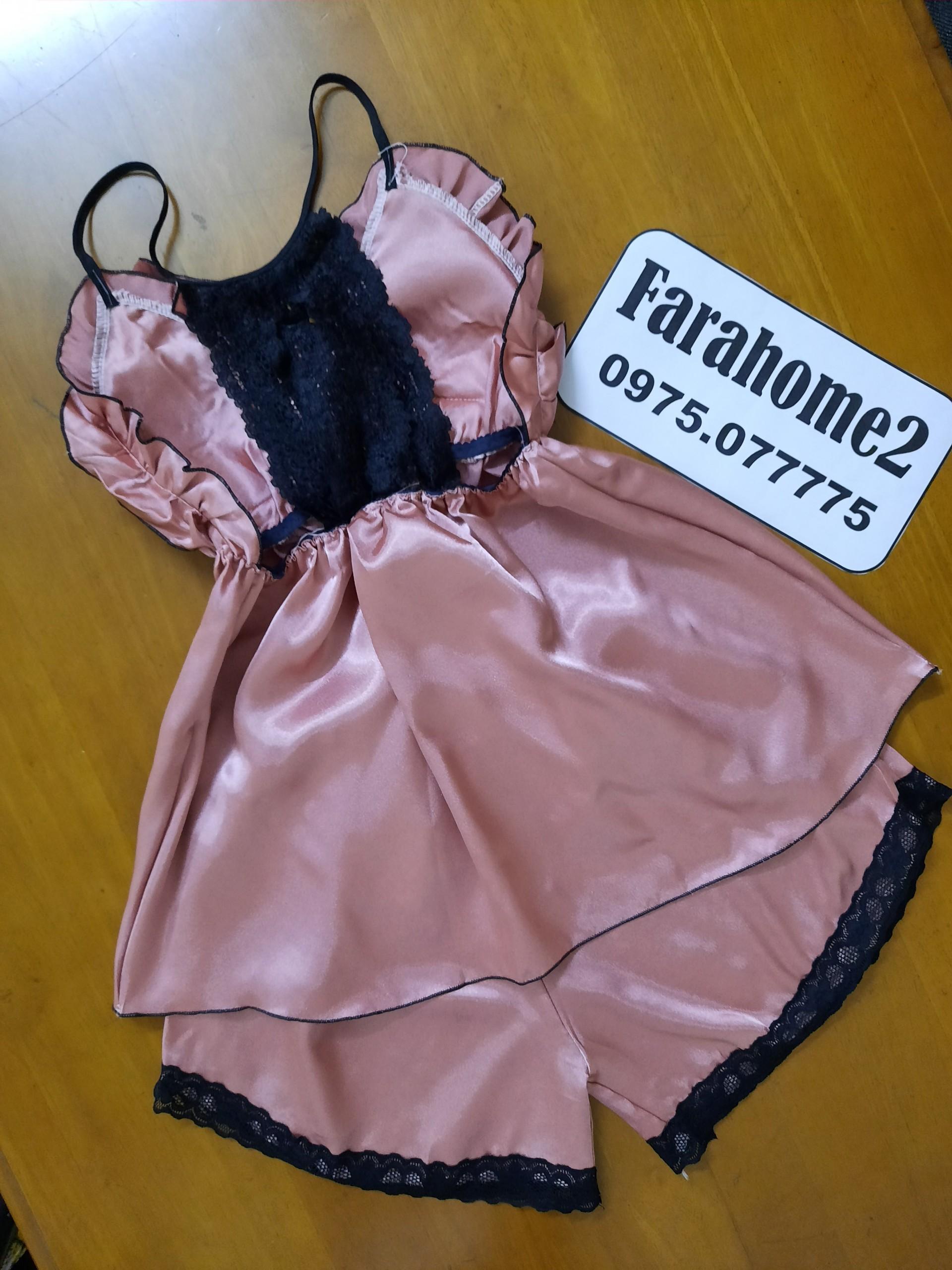 Đồ bộ phi lụa vải lụa mịn sexy