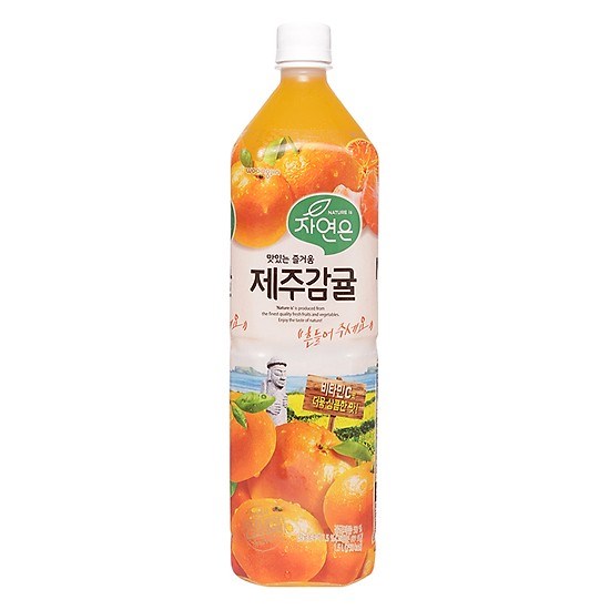 Nước ép quýt 1.5l Woongjin Hàn Quốc