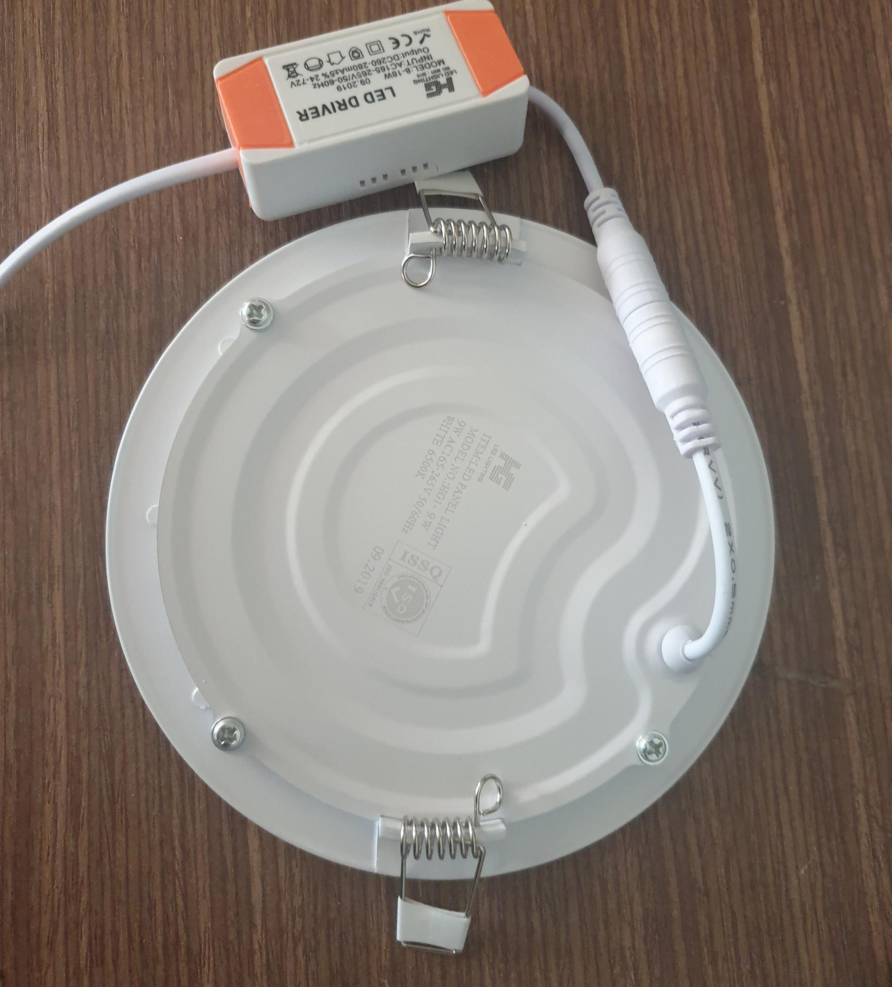 Đèn led âm trần tròn 9w ánh sáng trắng