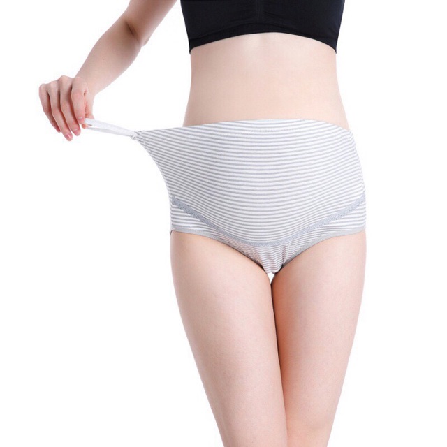 QUẦN CHIP BẦU COTTON CẠP CAO