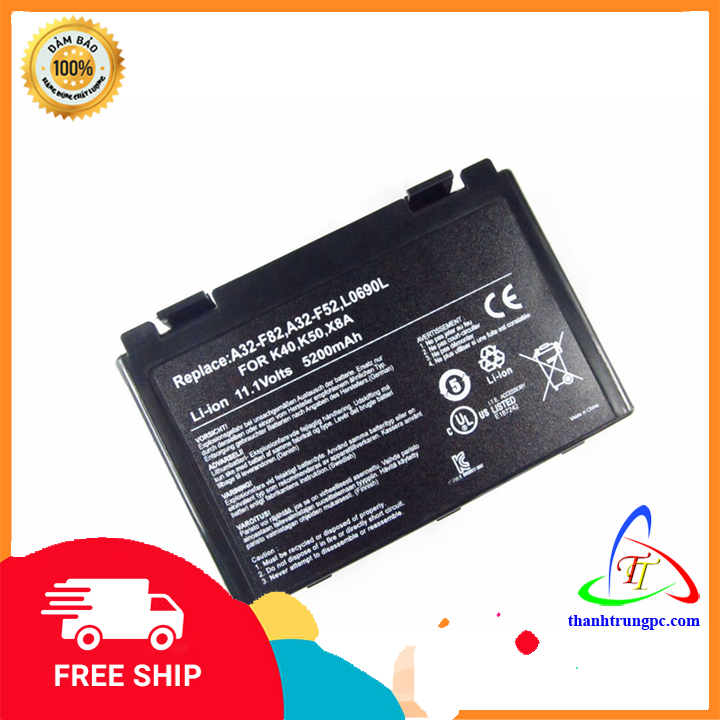Pin Laptop Asus. K40 K40In K40Ij